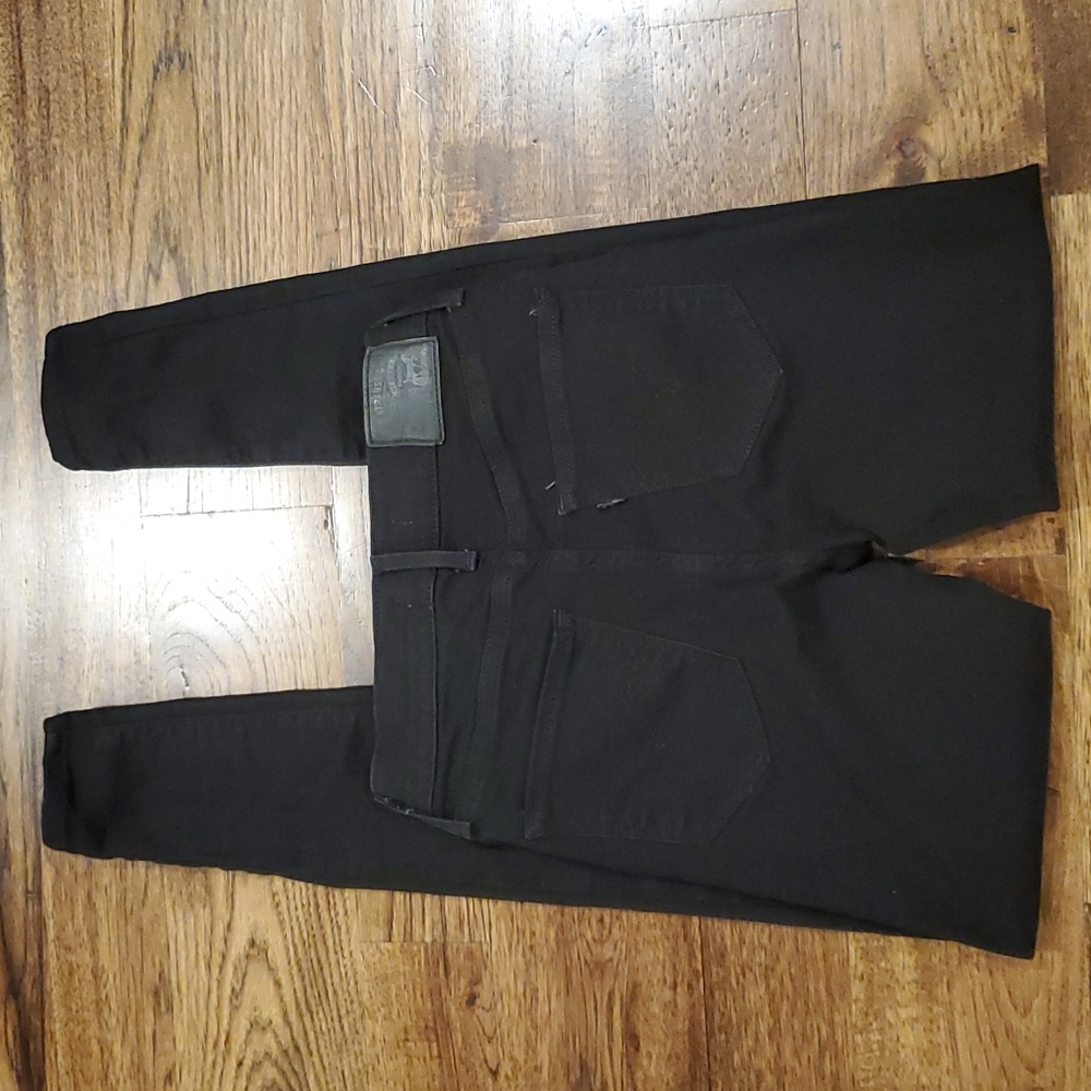 Womens Levi's 720 High Rise Super Skinny black jeans size 25